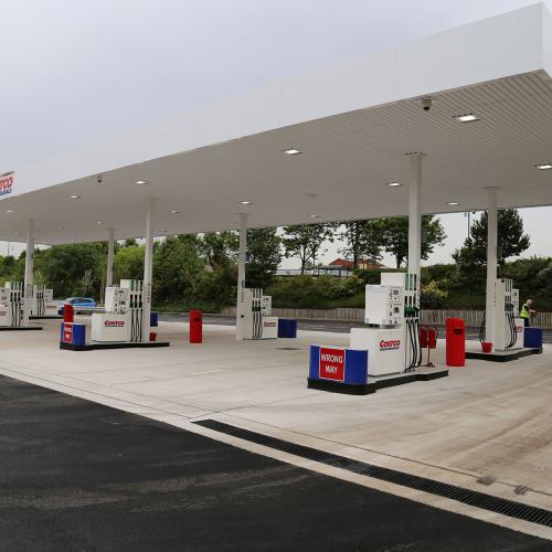 Petrol Station Construction for Costco Liverpool